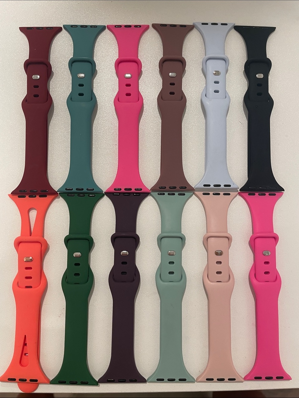 Silicone Watch Bands - Multi-Color Silicone Replacement Straps